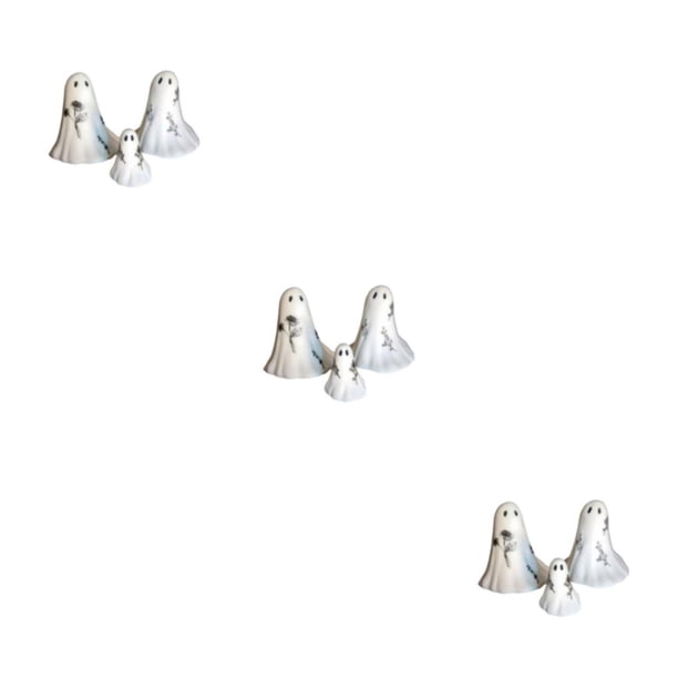 Advancent Spooky Halloween Sculptures Set - Artesanía segura y exquisita para los amantes de la emoción Estatua de escritorio 3 piezas Type1 NO1