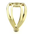 thumbnail image 4 of Bague en Acier Inoxydable avec Pierre pour Femmes, Style Pierre Sans Pierre, Taille 6, 4 of 5