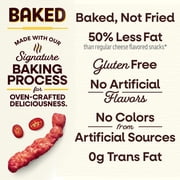 Baked Cheetos Crunchy 50% Less Fat Flamin’ Hot Cheese Flavored Snacks Bag, 7.625 oz