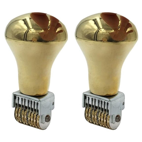 2 x Date Stamp-Brass Color