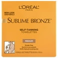 thumbnail image 2 of Loreal Paris Sublime Bronze Self-Tanning Towelettes For Body, 6 Ct, 2 of 3