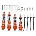 thumbnail image 1 of Amortiguadores RC de repuesto, resortes amortiguadores de aleación de aluminio para ZD Racing 1/7 DBX-07 Naranja, 1 of 14
