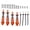 Orange, variant on Suodoka RC Shocks Replacement Damper Springs Absorber Aluminum Alloy for ZD Racing 1/7 DBX-07 Orange Titanium (9.45 inches / 24 cm)