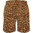 thumbnail image 4 of Men's Animal-Leopard-Print Swim Trunks Quick Dry Bathing Suit Casual Swimsuit Cool Swim Shorts S-3XL, 4 of 7