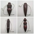 thumbnail image 2 of QQTDFG Amulet Natural Wooden Pendulum Wooden Reiki Spiritual Pendulo-Style 6, 2 of 9