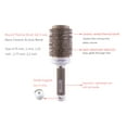 thumbnail image 3 of Perfehair Round Thermal Brush Set, Professional Nano Ceramic & Ionic Barrel Hair Styling Blow Drying Curling Brush, 5 Different Sizes, Gray, 3 of 3