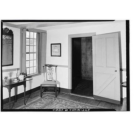 Historic Print, Thomas Leffingwell Inn, 348 Washington Street, Norwichtown, New London County, CT - 4, 16" x 20"