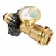 thumbnail image 2 of Adaptador de indicador de nivel de tanque de propano Conexiones de latón universales Convierte POL a QCC1 Tipo 1, 2 of 11