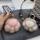 thumbnail image 4 of LLavero de piel sintética con garra de gato para mujer, colgante de coche con pata de oso de felpa, joyería de regalo de fiesta, novedad, 4 of 5