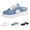 Blue, variant on Women's Canvas Slip on Sneakers Comfortable Casual Mules Fashion Backless Loafers Lightweight Breathable Closed Toe Walking Shoes for Summer Black