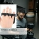 thumbnail image 5 of WORGEOUS Ejercicio Guantes de medio dedo Protector de mano de fitness Herramienta de entrenamiento de gimnasio Protector de dedo antideslizante para levantamiento de pesas con mancuernas, 5 of 7