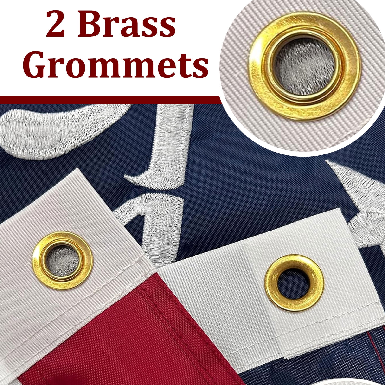 2026 Bradford Bennington 250th Anniversary USA Flag 3x5 Ft Outdoor - Heavy Duty Embroidered Betsy Ross 13 Colonies Flag with 2 Brass Grommets, 1776 American Patriotic Flag