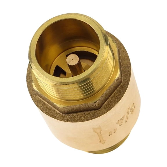 YIEMEEN Efficient Sturdy Brass In Line Check Valves 3/4 Inch for Water Flows Control