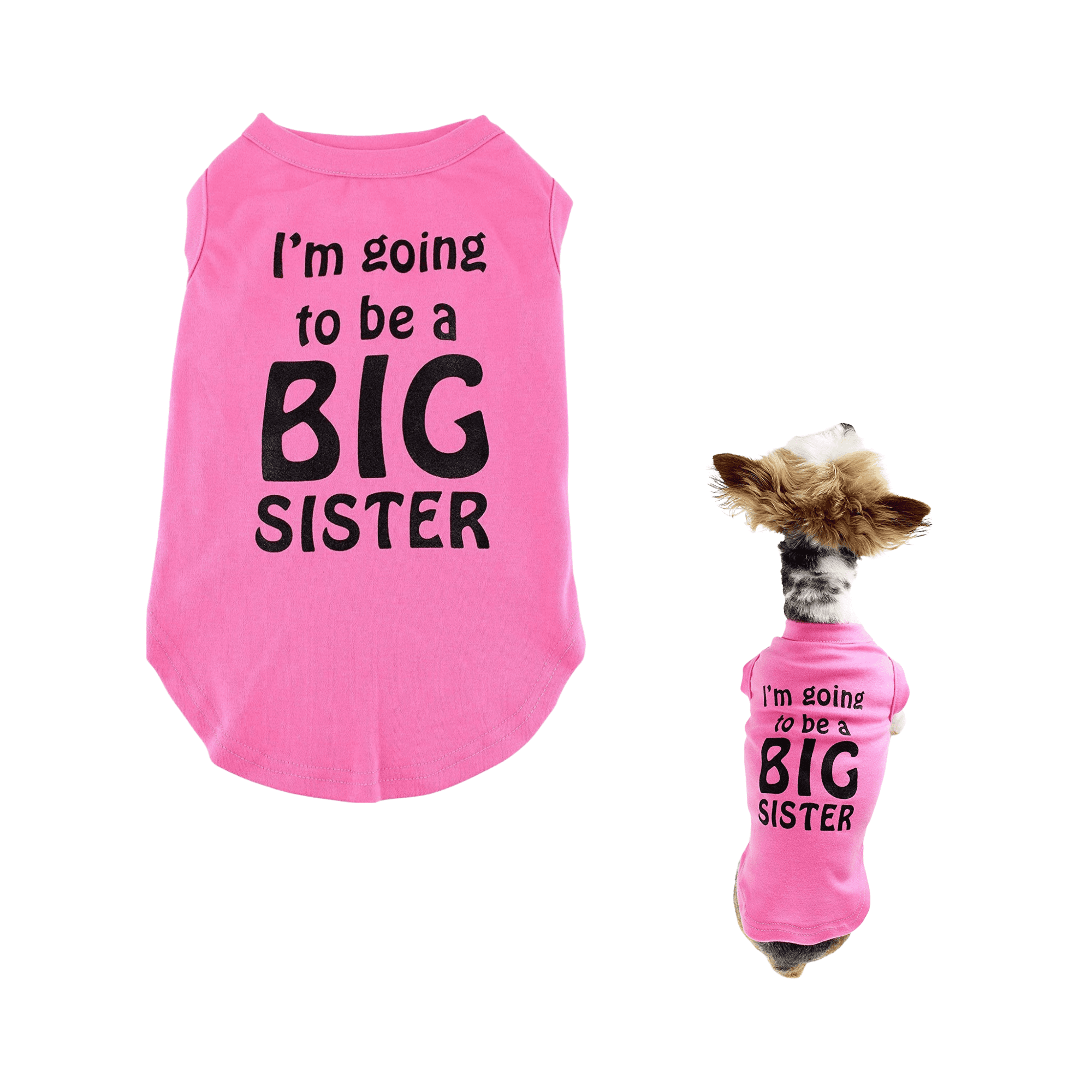 Details about   My Big Sister Barks Baby T-Shirt 