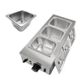 thumbnail image 1 of QinaQin 3 Tank Chocolate Melting Pot, 1200W Commercial Tempering Machine with Digital Temperature Control, 1 of 9