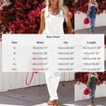 thumbnail image 3 of SAWOBUUN Women Ripped Denim Bib Overalls Casual Loose Fit Adjustable Strap Jeans Pants Jumpsuits, 3 of 7
