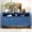 Navy Blue, variant on Euroco Sideboard Buffet Cabinet with Storage, 60" Modern Coffee Bar Station with 3 Doors,3 Drawers and Open Shelf for Kitchen,Living Room,Natural