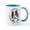 White/Blue Inside, variant on CafePress - Blue Merle Sheltie IAAM Mug - 11 oz Ceramic Mug - Novelty Coffee Tea Cup