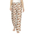 thumbnail image 2 of Lsque Cowboy Western Print Women's Pajama Pants, Lounge Pant - Comfortable Home Wear,Elastic Waistband, Stylish Design-X-Large, 2 of 9