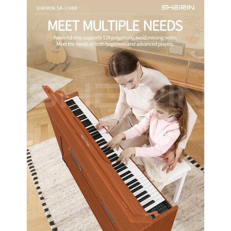 Free Shipping! SHEIRIN Digital Piano 88 Key Weighted Stand Free Shipping! SHEIRIN Digital Piano 88 Key Weighted Stand