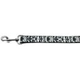 thumbnail image 1 of Leash de Chien de Nylon Noir de Damas 3/8 Pouce de Large 4Ft Long, 1 of 1