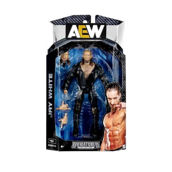 AEW Unmatched Jay White - 6 inch Figure with Soft Leather Jacket plus Alternate Head and Hands