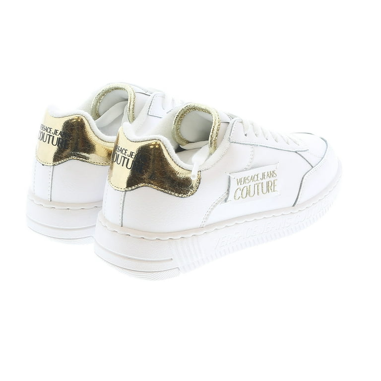 Versace Jeans Couture Low Top Signature White/Gold Sneakers-9 for