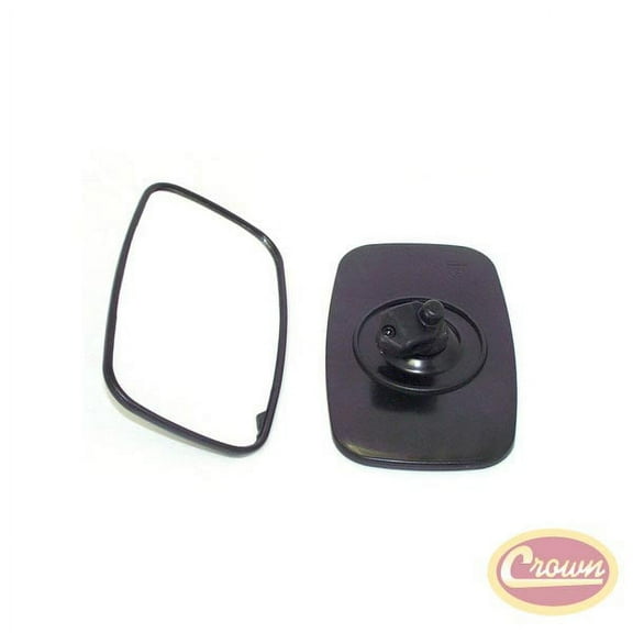 Crown Automotive 55012573 CAS55012573 MIRROR (KDX STYLE) Fits select: 1989-1995 JEEP WRANGLER / YJ, 1987-1988 JEEP WRANGLER