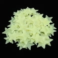 thumbnail image 4 of 100 Pcs Estrellas Fluorescente Ecomeon Pegatinas de Pared Verde, 4 of 6