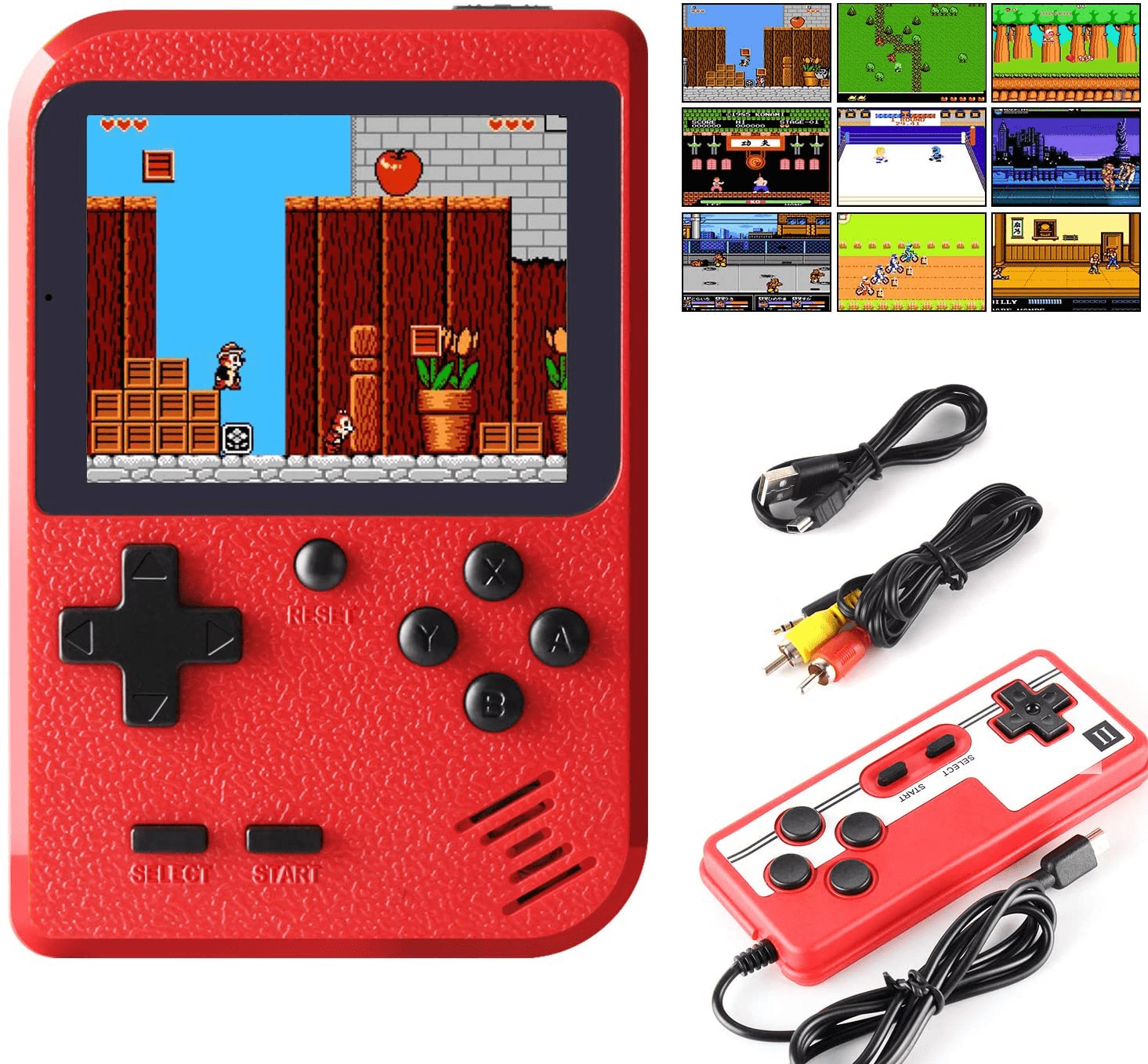 Sup Game Box 400 Games Nostalgic Retro Portable Mini Handheld Game Console  3.0 Inch Kids Game Player with 1000mAh Battery TV out 2020 - China  Wholesale Game Console and Kids Toys price