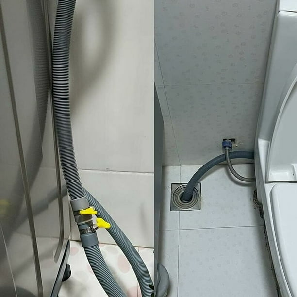 Tuyau d'évacuation / vidange flexible - machine à laver / lave