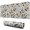 Beige Halloween Pumpkin, variant on Long Mouse Pads for Desk,Black White Halloween Candle Eye Bat Desk Mats on Top Of Desks, Desk Mouse Pad Extra Large with 3mm Non-Slip Base and Stitched Edge for Gaming,Work,Home 31.5"x11.8"