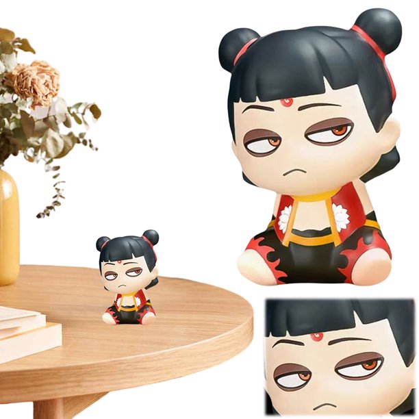 Encantadora Figura Anime Juguete Alivio Estrés Portátil Kawaii Sensorial Nezha Aobing Lento Rebote Reutilizable para Y Niñas Regalo Cumpleaños