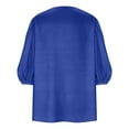 thumbnail image 5 of Boho Women's Lantern Sleeve Chiffon Cardigan Sheer Loose Fit Beachwear For Poolside Resorts, 5 of 5