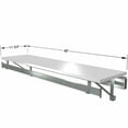 thumbnail image 2 of Arrange a Space Closet Hang Rod with Shelf 44in. White, 2 of 4