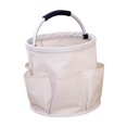 thumbnail image 4 of Bolsa de herramientas de jardín Organizador de herramientas con asa Bolsa de mano portátil resistente al desgaste para Blanco, 4 of 9