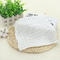 thumbnail image 3 of Fenull Solid Color Baby Small Square Towel Children'S Handkerchief Baby Face Wash Towel White A,Muslin Washcloths Towel Set for Bathroom Kitchen Purpose Extra Soft Newborn Baby Towel, 3 of 3