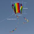 thumbnail image 3 of Pockets Kite, Rainbow Parafoil Kids Kite  for Children, 3 of 7