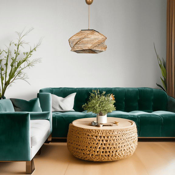 Wooden Body Boho Cap Single Pendant