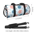 thumbnail image 2 of Fotbe Sea Turtle Bolsa Deportiva de Lona Plegable con Estampado, Bolsa de Gimnasio con Bolsillo Seco/Húmedo, Bolsa de Viaje Ultraligera de Gran Capacidad, 2 of 6