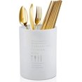 thumbnail image 1 of Utensil H, Stora Box Utensil Rack Kit Utensil Pot Round Cutlery Tray Countertop Utensil Izer, 10x10x13cm, 1 of 4