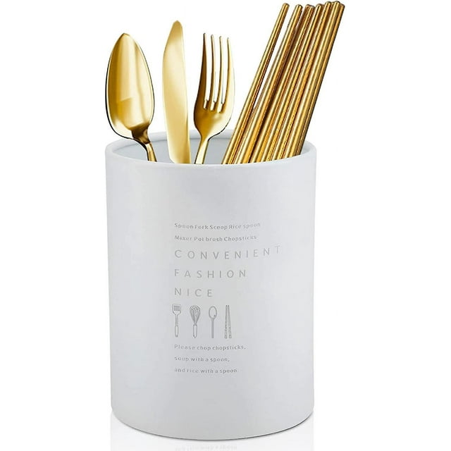 Utensil H, Stora Box Utensil Rack Kit Utensil Pot Round Cutlery Tray Countertop Utensil Izer, 10x10x13cm