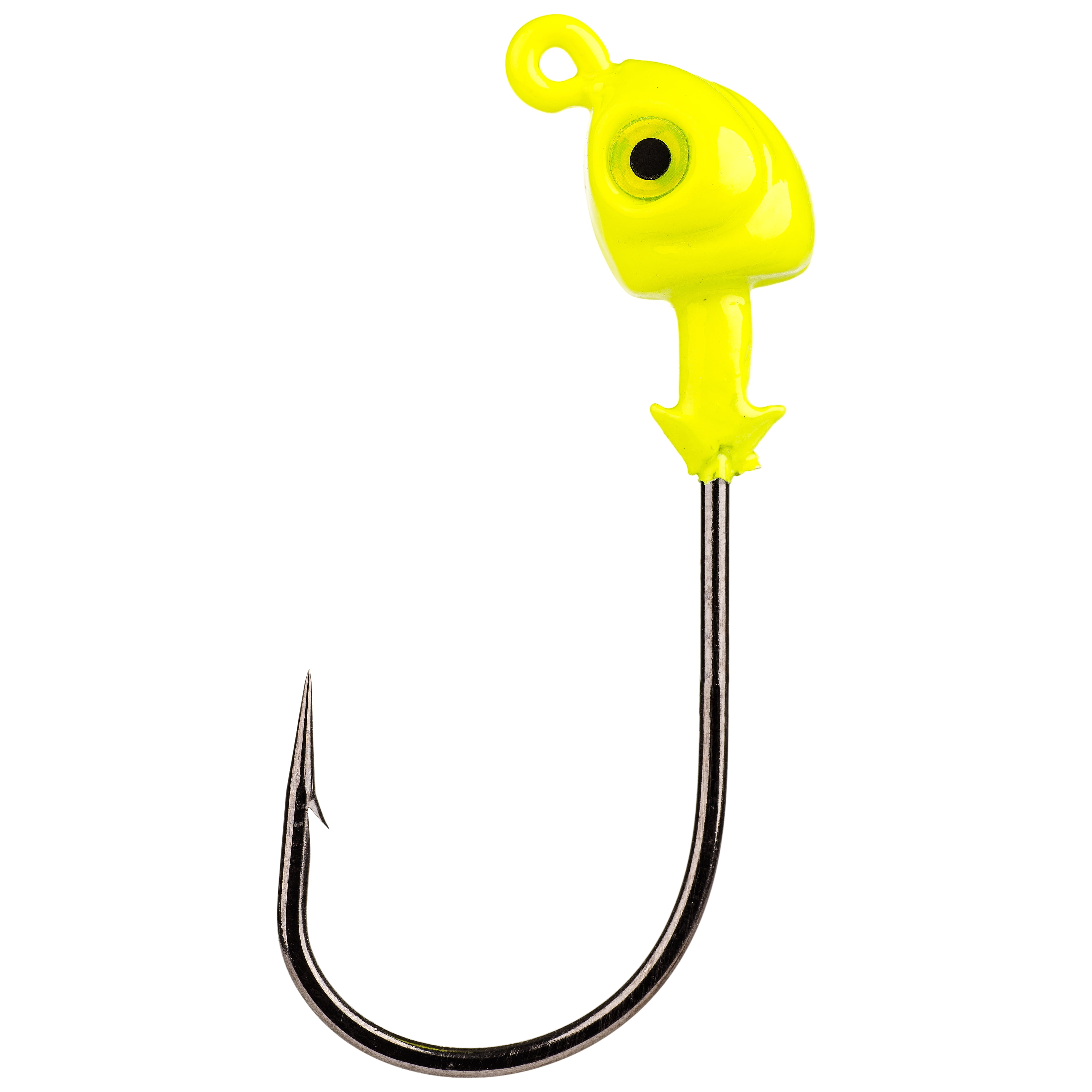 (3 pack) Strike King Flat's Jig Head 3/8oz Chartreuse Fishing Jig