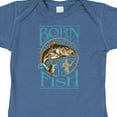 thumbnail image 4 of Inktastic Born to Fish Boys or Girls Baby Bodysuit, 4 of 5