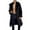 Black, variant on Coat for Men Fuzzy Warm Thick Overcoat Coat Heavyweight Turndown Collar Long Sleeve Cardigan Outwear Jacket for Men