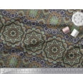 thumbnail image 2 of Soimoi Polyester Crepe Fabric Mandala Kaleidoscope Fabric Prints by Yard 52 Inch Wide, 2 of 3