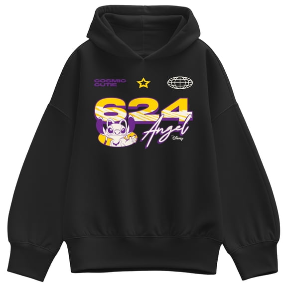 Lilo & Stitch - Angel Jersey Oversized Fleece Hoodie Sweatshirt