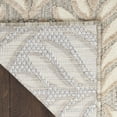 thumbnail image 3 of Nourison Aloha Indoor/Outdoor Ivory/Grey 7' x 10' Area Rug, (7x10), 3 of 9