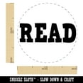 thumbnail image 2 of Read Fun Text Self-Inking Rubber Stamp Ink Stamper - Blue Ink - Medium 1 Inch, 2 of 7