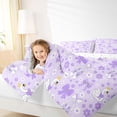 thumbnail image 5 of Feelyou Purple Princess Bow-tie Twin Comforter Sets, Swan Floral Bedding Set, 2-Piece, 5 of 8